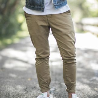 Xavierobadiah Men's Straight Fit Chino Pants — Cotton Twill
